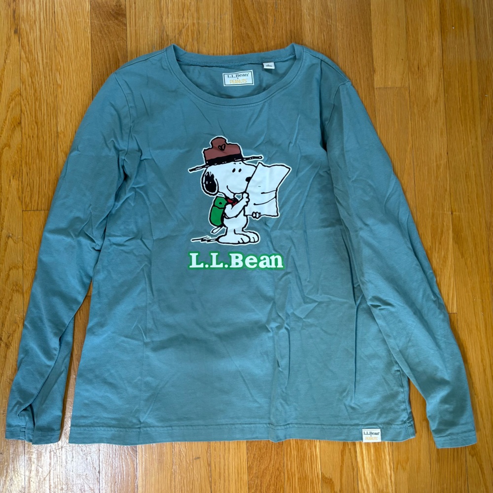 L.L Bean X Peanuts Snoopy Shirt